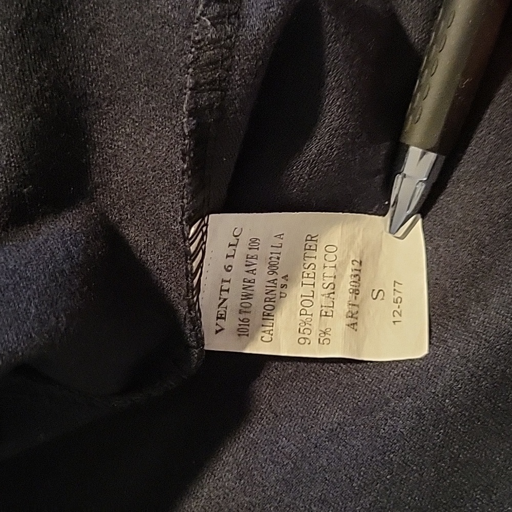 Venti6 Faux Leather Peplum Jacket Size Small - Picture 6 of 6